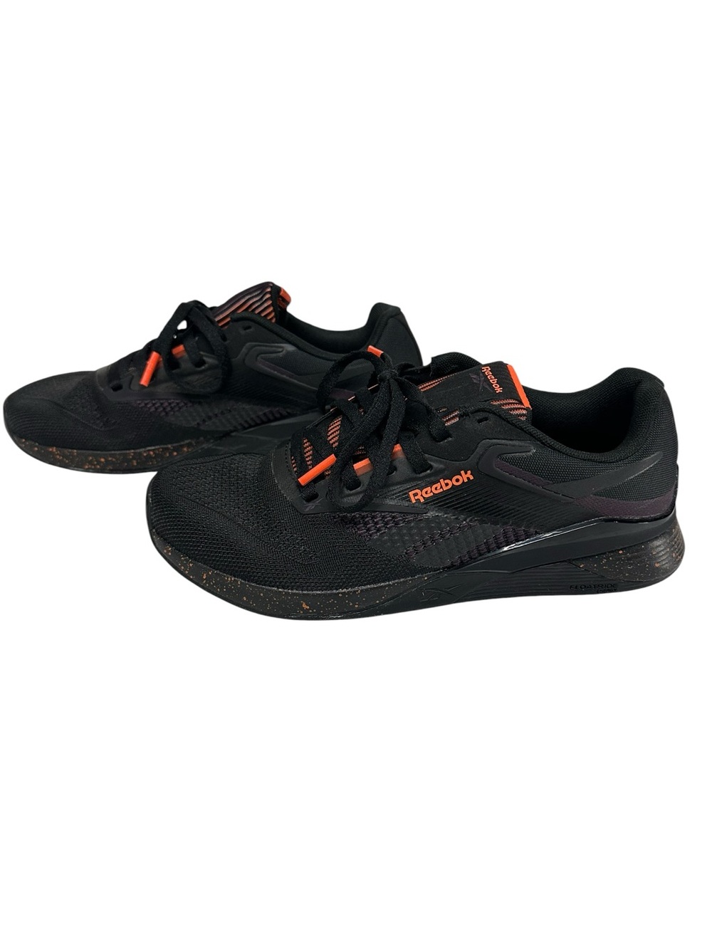 REEBOK Nano X4 / Black Midnight Plum & Coral Athletic Shoes / Women 7 / Goth - Picture 4 of 15